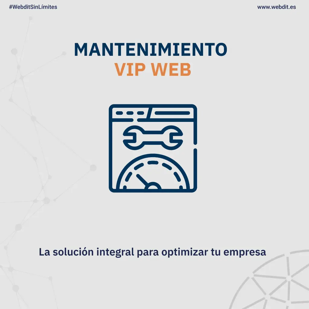 MANTENIMIENTO VIP WEB